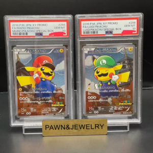 2016 Pokemon Mario & Luigi Pikachu Special Box Promo Set - PSA 10 GEM MT (#294XY-P & #296XY-P)
