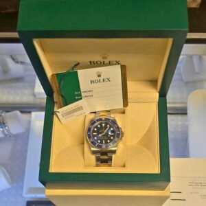 Rolex Submariner 116613 LB - 18K Gold/Steel, Blue Ceramic Bezel, Box & Papers
